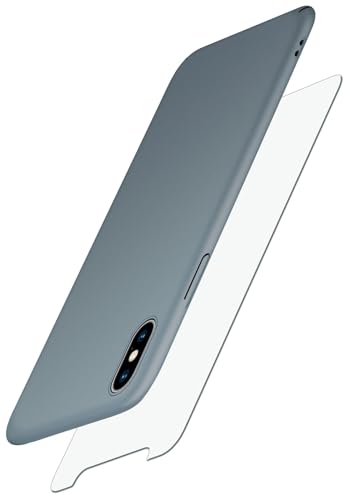 moex Alpha Case für Apple iPhone X/iPhone XS Hülle mit Schutzfolie, Ultra Dünne Schutzhülle, 360 Grad Stoßfest, Hardcase und Displayschutz, Minimalistische Handyhülle in Taupe moex Alpha Case für Apple iPhone X/iPhone XS Hülle mit Schutzfolie, Ultra Dünne Schutzhülle, 360 Grad Stoßfest, Hardcase und Displayschutz, Minimalistische Handyhülle in Taupe von moex