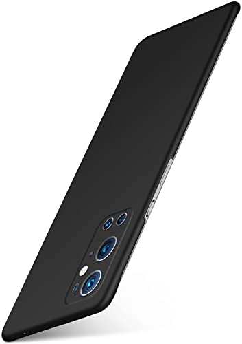 moex Alpha Case für OnePlus 9 Pro Hülle Ultra Dünn, Schutzhülle mit erhöhtem Kameraschutz, Slim Cover Hardcase Backcover, Dünnste Handyhülle Minimalistisch, Matt Schwarz von moex