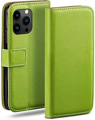 moex Book Case für iPhone 15 Pro Max Handyhülle mit Kartenfach, Hülle klappbar 360 Grad Schutzhülle, Klapphülle Flip Case Cover, PU Leder Handytasche Lederhülle, Grün moex Book Case für iPhone 15 Pro Max Handyhülle mit Kartenfach, Hülle klappbar 360 Grad Schutzhülle, Klapphülle Flip Case Cover, PU Leder Handytasche Lederhülle, Grün von moex