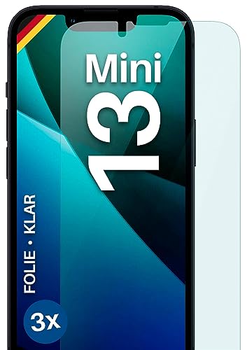 moex FlexProtect Schutzfolie kompatibel mit Apple iPhone 13 mini Displayschutz nur 0.2 mm dünn, Folie für das Display, HD Ultra klar und extra kratzfest - 3 Stück moex FlexProtect Schutzfolie kompatibel mit Apple iPhone 13 mini Displayschutz nur 0.2 mm dünn, Folie für das Display, HD Ultra klar und extra kratzfest - 3 Stück von moex