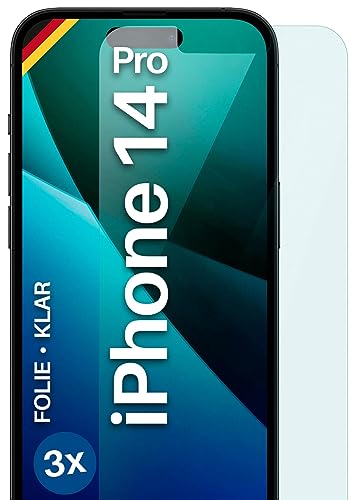 moex FlexProtect Schutzfolie kompatibel mit Apple iPhone 14 Pro Displayschutz nur 0.2 mm dünn, Folie für das Display, HD Ultra klar und extra kratzfest - 3 Stück moex FlexProtect Schutzfolie kompatibel mit Apple iPhone 14 Pro Displayschutz nur 0.2 mm dünn, Folie für das Display, HD Ultra klar und extra kratzfest - 3 Stück von moex