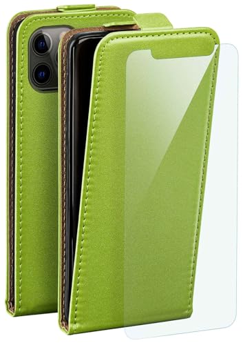 moex Flip Case für Apple iPhone 12/12 Pro Hülle, PU Lederhülle, Klapphülle, Handytasche, Schutzhülle mit Schutzfolie, Handyhülle klappbar, 360 Grad Rundum-Schutz - Grün moex Flip Case für Apple iPhone 12/12 Pro Hülle, PU Lederhülle, Klapphülle, Handytasche, Schutzhülle mit Schutzfolie, Handyhülle klappbar, 360 Grad Rundum-Schutz - Grün von moex