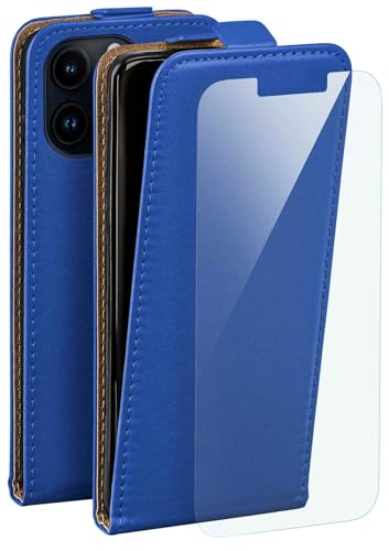 moex Flip Case für Apple iPhone 13 Pro Hülle, PU Lederhülle, Klapphülle, Handytasche, Schutzhülle mit Schutzfolie, Handyhülle klappbar, 360 Grad Rundum-Schutz - Dunkelblau moex Flip Case für Apple iPhone 13 Pro Hülle, PU Lederhülle, Klapphülle, Handytasche, Schutzhülle mit Schutzfolie, Handyhülle klappbar, 360 Grad Rundum-Schutz - Dunkelblau von moex