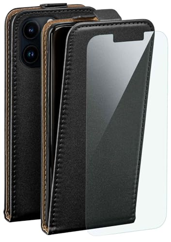 moex Flip Case für Apple iPhone 13 Pro Hülle, PU Lederhülle, Klapphülle, Handytasche, Schutzhülle mit Schutzfolie, Handyhülle klappbar, 360 Grad Rundum-Schutz - Schwarz moex Flip Case für Apple iPhone 13 Pro Hülle, PU Lederhülle, Klapphülle, Handytasche, Schutzhülle mit Schutzfolie, Handyhülle klappbar, 360 Grad Rundum-Schutz - Schwarz von moex