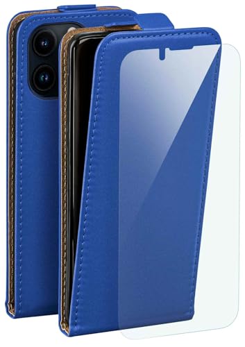 moex Flip Case für Apple iPhone 13 Pro Max Hülle, PU Lederhülle, Klapphülle, Handytasche, Schutzhülle mit Schutzfolie, Handyhülle klappbar, 360 Grad Rundum-Schutz - Dunkelblau moex Flip Case für Apple iPhone 13 Pro Max Hülle, PU Lederhülle, Klapphülle, Handytasche, Schutzhülle mit Schutzfolie, Handyhülle klappbar, 360 Grad Rundum-Schutz - Dunkelblau von moex