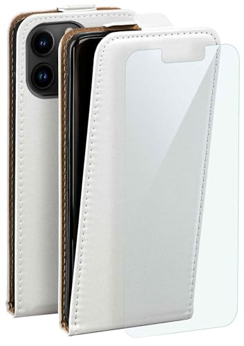 moex Flip Case für Apple iPhone 14 Pro Max Hülle, PU Lederhülle, Klapphülle, Handytasche, Schutzhülle mit Schutzfolie, Handyhülle klappbar, 360 Grad Rundum-Schutz - Weiß moex Flip Case für Apple iPhone 14 Pro Max Hülle, PU Lederhülle, Klapphülle, Handytasche, Schutzhülle mit Schutzfolie, Handyhülle klappbar, 360 Grad Rundum-Schutz - Weiß von moex