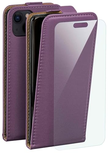 moex Flip Case für Apple iPhone 15 Hülle, PU Lederhülle, Klapphülle, Handytasche, Schutzhülle mit Schutzfolie, Handyhülle klappbar, 360 Grad Rundum-Schutz - Lila moex Flip Case für Apple iPhone 15 Hülle, PU Lederhülle, Klapphülle, Handytasche, Schutzhülle mit Schutzfolie, Handyhülle klappbar, 360 Grad Rundum-Schutz - Lila von moex