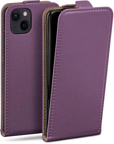 moex Flip Case für iPhone 15 Hülle klappbar, 360 Grad Rundum Komplett-Schutz, Klapphülle aus Vegan Leder, Handytasche mit vertikaler Klappe, magnetisch - Lila moex Flip Case für iPhone 15 Hülle klappbar, 360 Grad Rundum Komplett-Schutz, Klapphülle aus Vegan Leder, Handytasche mit vertikaler Klappe, magnetisch - Lila von moex