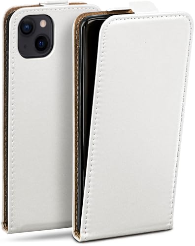moex Flip Case für iPhone 15 Plus Hülle klappbar, 360 Grad Rundum Komplett-Schutz, Klapphülle aus Vegan Leder, Handytasche mit vertikaler Klappe, magnetisch - Weiß moex Flip Case für iPhone 15 Plus Hülle klappbar, 360 Grad Rundum Komplett-Schutz, Klapphülle aus Vegan Leder, Handytasche mit vertikaler Klappe, magnetisch - Weiß von moex
