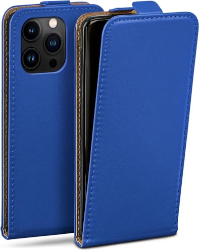 moex Flip Case für iPhone 15 Pro Hülle klappbar, 360 Grad Rundum Komplett-Schutz, Klapphülle aus Vegan Leder, Handytasche mit vertikaler Klappe, magnetisch - Dunkelblau moex Flip Case für iPhone 15 Pro Hülle klappbar, 360 Grad Rundum Komplett-Schutz, Klapphülle aus Vegan Leder, Handytasche mit vertikaler Klappe, magnetisch - Dunkelblau von moex