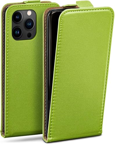 moex Flip Case für iPhone 15 Pro Max Hülle klappbar, 360 Grad Rundum Komplett-Schutz, Klapphülle aus Vegan Leder, Handytasche mit vertikaler Klappe, magnetisch - Grün moex Flip Case für iPhone 15 Pro Max Hülle klappbar, 360 Grad Rundum Komplett-Schutz, Klapphülle aus Vegan Leder, Handytasche mit vertikaler Klappe, magnetisch - Grün von moex