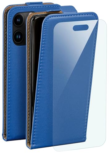 moex Flip Case für Apple iPhone 16 Pro Hülle, PU Lederhülle, Klapphülle, Handytasche, Schutzhülle mit Schutzfolie, Handyhülle klappbar, 360 Grad Rundum-Schutz - Blau moex Flip Case für Apple iPhone 16 Pro Hülle, PU Lederhülle, Klapphülle, Handytasche, Schutzhülle mit Schutzfolie, Handyhülle klappbar, 360 Grad Rundum-Schutz - Blau von moex