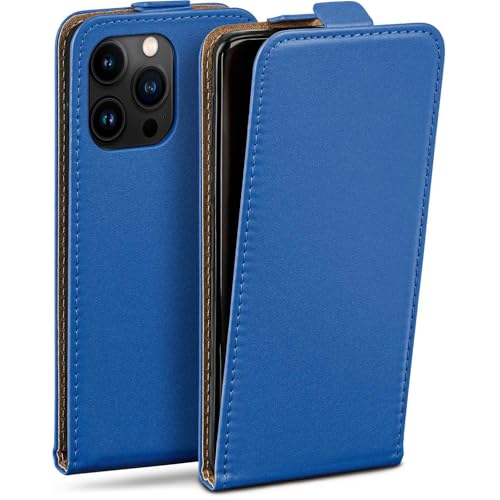 moex Flip Case für iPhone 16 Pro Hülle klappbar, 360 Grad Rundum Komplett-Schutz, Klapphülle aus Vegan Leder, Handytasche mit vertikaler Klappe, magnetisch - Blau moex Flip Case für iPhone 16 Pro Hülle klappbar, 360 Grad Rundum Komplett-Schutz, Klapphülle aus Vegan Leder, Handytasche mit vertikaler Klappe, magnetisch - Blau von moex