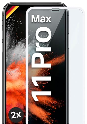 moex Full Screen Schutzglas kompatibel mit Apple iPhone 11 Pro Max - Schutzfolie randlos, ganzer Bildschirm, Curved 3D Schutzglas Folie, Clear 2x Weiss moex Full Screen Schutzglas kompatibel mit Apple iPhone 11 Pro Max - Schutzfolie randlos, ganzer Bildschirm, Curved 3D Schutzglas Folie, Clear 2x Weiss von moex