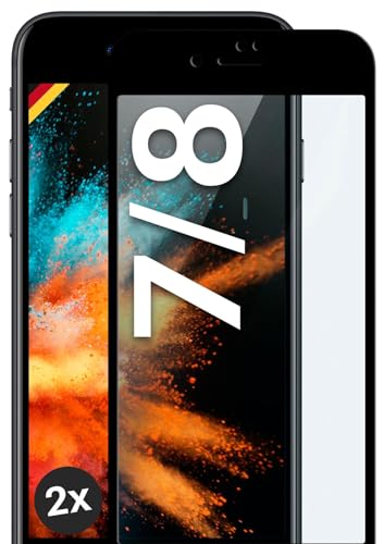 moex Full Screen Schutzglas kompatibel mit Apple iPhone 7 / iPhone 8 - Schutzfolie randlos, ganzer Bildschirm, Curved 3D Schutzglas Folie, Clear 2x Schwarz moex Full Screen Schutzglas kompatibel mit Apple iPhone 7 / iPhone 8 - Schutzfolie randlos, ganzer Bildschirm, Curved 3D Schutzglas Folie, Clear 2x Schwarz von moex