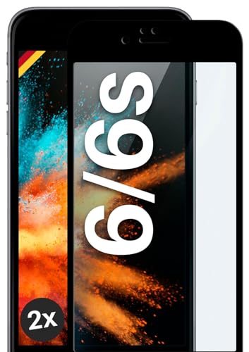 moex Full Screen Schutzglas kompatibel mit iPhone 6s / iPhone 6 - Schutzfolie randlos, ganzer Bildschirm, Curved 3D Schutzglas Folie, Clear 2x Schwarz moex Full Screen Schutzglas kompatibel mit iPhone 6s / iPhone 6 - Schutzfolie randlos, ganzer Bildschirm, Curved 3D Schutzglas Folie, Clear 2x Schwarz von moex