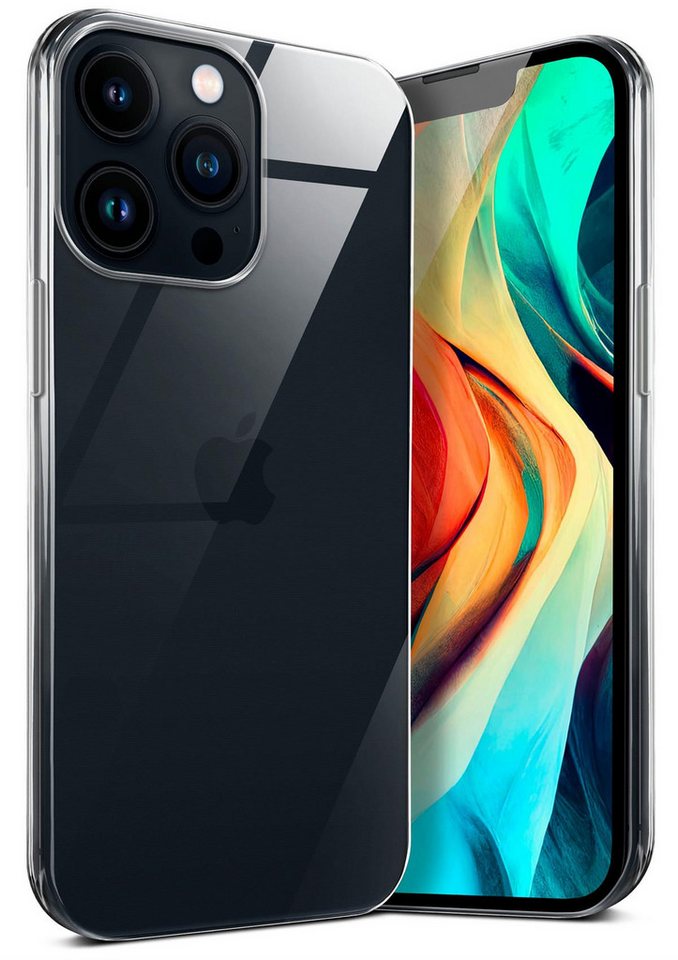moex Handyhülle moex® Aero Case für Apple iPhone 13 Pro Max, Hülle Silikon durchsichtig, Clear Schutzhülle Transparent Silikonhülle von moex