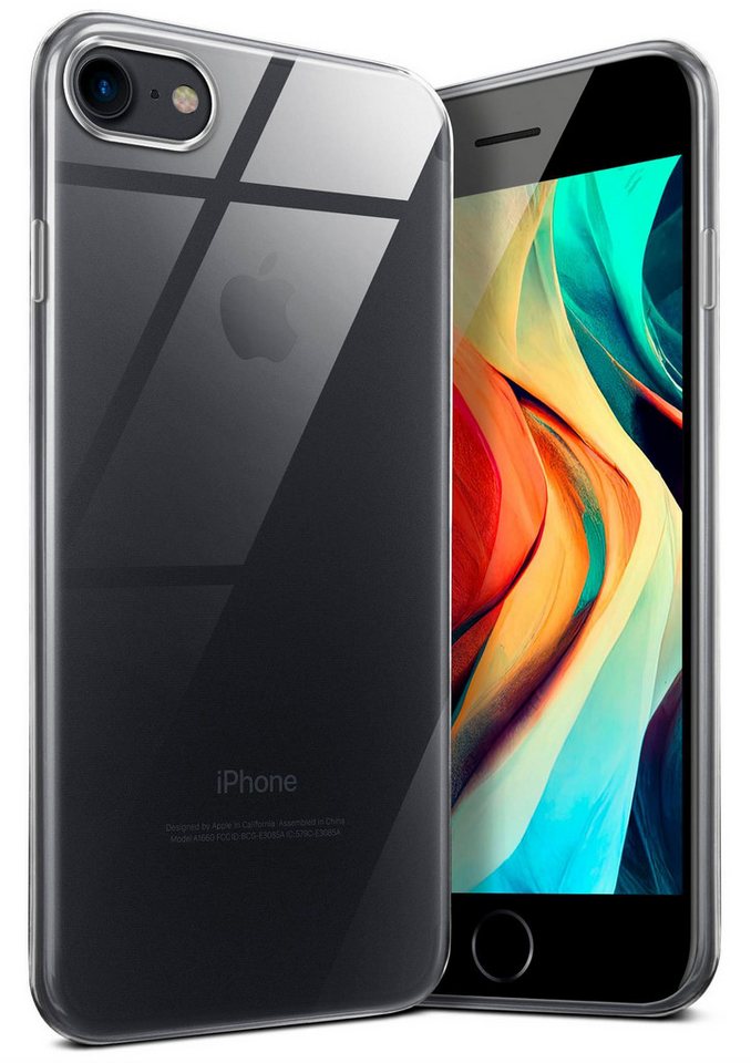 moex Handyhülle moex® Aero Case für Apple iPhone 7, Hülle Silikon durchsichtig, Clear Schutzhülle Transparent Silikonhülle von moex