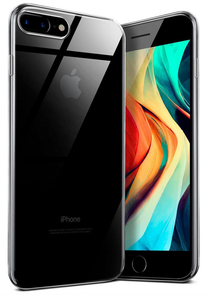 moex Handyhülle moex® Aero Case für Apple iPhone 7 Plus, Hülle Silikon durchsichtig, Clear Schutzhülle Transparent Silikonhülle von moex