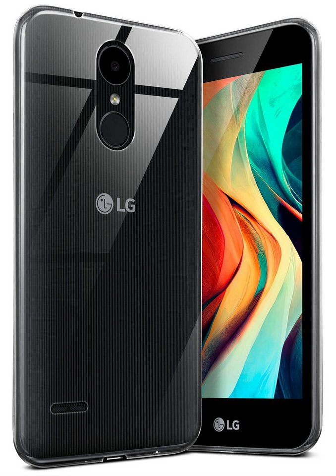 moex Handyhülle moex® Aero Case für LG K4 (2017), Hülle Silikon durchsichtig, Clear Schutzhülle Transparent Silikonhülle von moex