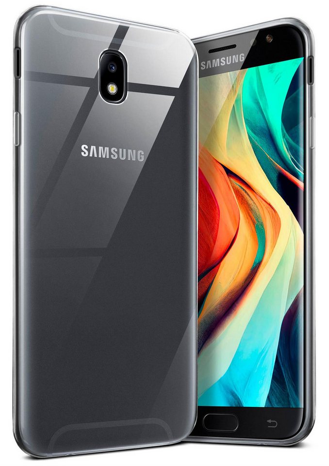 moex Handyhülle moex® Aero Case für Samsung Galaxy J5 (2017), Hülle Silikon durchsichtig, Clear Schutzhülle Transparent Silikonhülle von moex