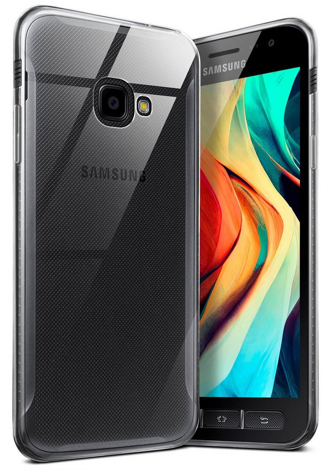 moex Handyhülle moex® Aero Case für Samsung Galaxy Xcover 4, Hülle Silikon durchsichtig, Clear Schutzhülle Transparent Silikonhülle moex Handyhülle moex® Aero Case für Samsung Galaxy Xcover 4, Hülle Silikon durchsichtig, Clear Schutzhülle Transparent Silikonhülle von moex