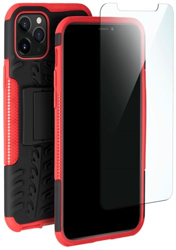 moex Handyhülle für Apple iPhone 11 Pro Hülle Stoßfest, Robuste Schutzhülle mit Panzer Schutzfolie, Rugged Outdoor Hardcase Panzerhülle, 360 Grad Rundumschutz - Rot Schwarz moex Handyhülle für Apple iPhone 11 Pro Hülle Stoßfest, Robuste Schutzhülle mit Panzer Schutzfolie, Rugged Outdoor Hardcase Panzerhülle, 360 Grad Rundumschutz - Rot Schwarz von moex