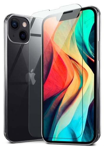 moex Handyhülle für Apple iPhone 14 Plus Hülle, Silikon Case mit Schutzfolie, 360 Grad Cover Stoßfest, Vergilbungsfreie Schutzhülle - Transparent moex Handyhülle für Apple iPhone 14 Plus Hülle, Silikon Case mit Schutzfolie, 360 Grad Cover Stoßfest, Vergilbungsfreie Schutzhülle - Transparent von moex