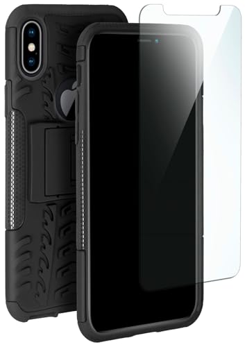 moex Handyhülle für Apple iPhone X/iPhone XS Hülle Stoßfest, Robuste Schutzhülle mit Panzer Schutzfolie, Rugged Outdoor Hardcase Panzerhülle, 360 Grad Rundumschutz - Schwarz moex Handyhülle für Apple iPhone X/iPhone XS Hülle Stoßfest, Robuste Schutzhülle mit Panzer Schutzfolie, Rugged Outdoor Hardcase Panzerhülle, 360 Grad Rundumschutz - Schwarz von moex