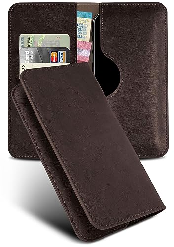 moex Handyhülle für Sony Xperia 10 V Hülle Klappbar mit Kartenfach, Schutzhülle aus Vegan Leder, Klapphülle zum Einstecken, 360 Grad Schutz Flip-Case Handytasche - Braun von moex