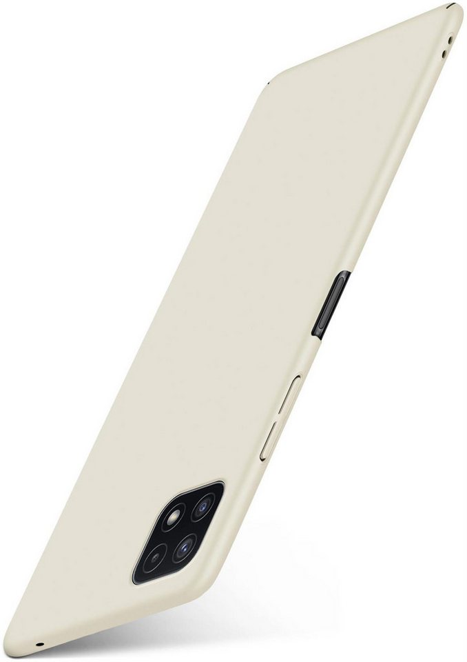 moex Handyhülle moex® Alpha Case für Samsung Galaxy A22 5G, Hülle ultra dünn, Hardcase Back Cover, Schutzhülle Minimalistisch von moex