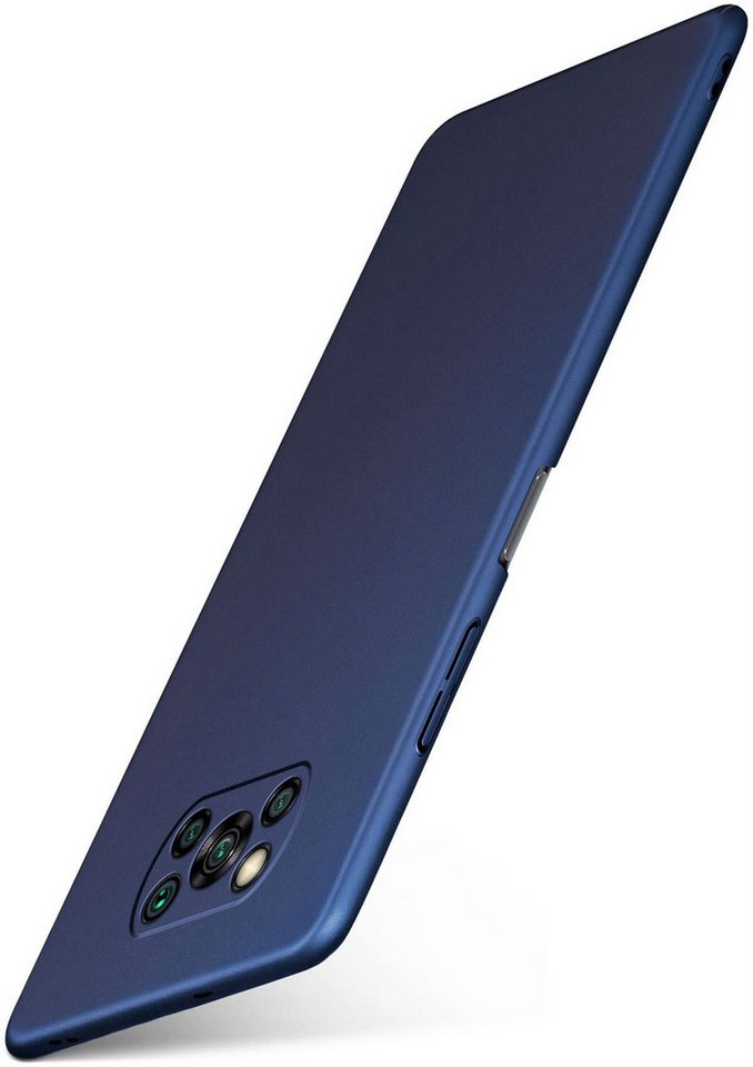 moex Handyhülle moex® Alpha Case für Xiaomi Poco X3 Pro, Hülle ultra dünn, Hardcase Back Cover, Schutzhülle Minimalistisch von moex