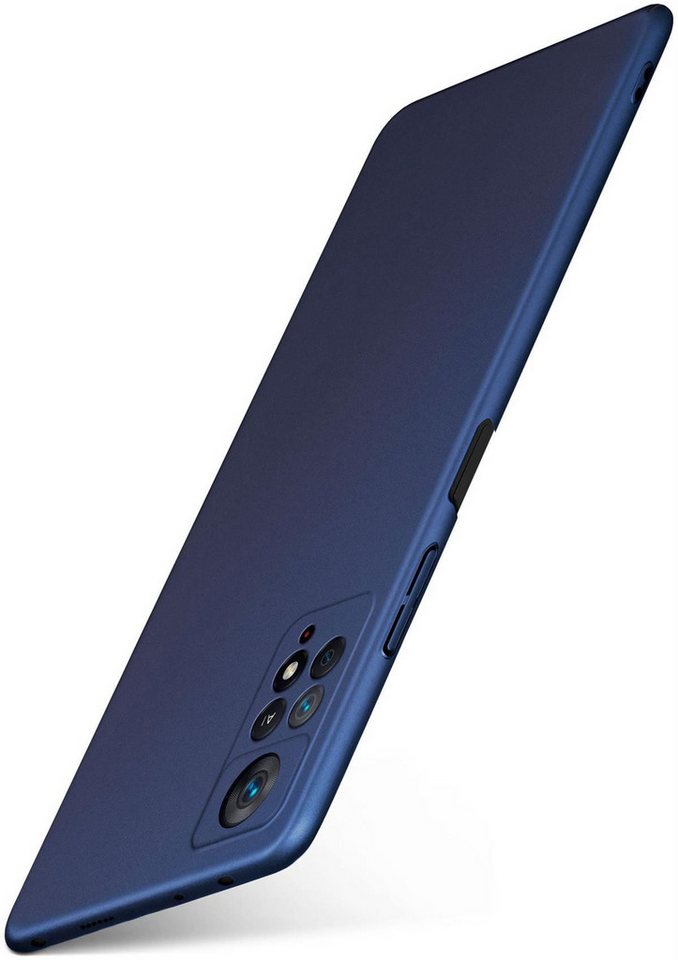 moex Handyhülle moex® Alpha Case für Xiaomi Redmi Note 11 Pro, Hülle ultra dünn, Hardcase Back Cover, Schutzhülle Minimalistisch von moex