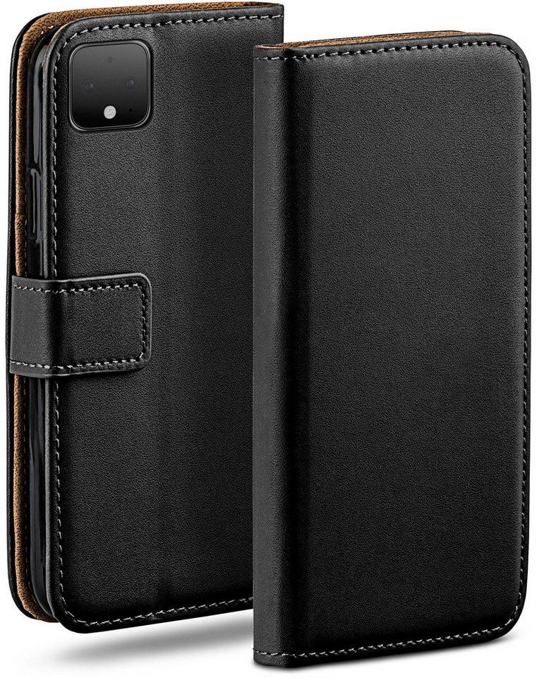 moex Handyhülle moex® Book Case für Google Pixel 4, Hülle mit Kartenfach Klapphülle PU Leder, Flip Case Wallet Lederhülle von moex