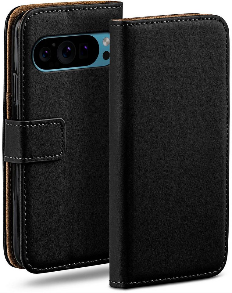 moex Handyhülle moex® Book Case für Google Pixel 9 Pro XL, Hülle mit Kartenfach Klapphülle PU Leder, Flip Case Wallet Lederhülle von moex