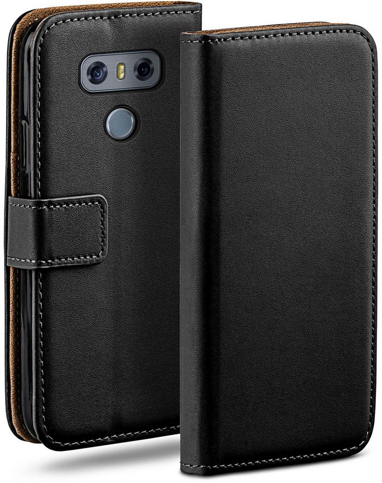 moex Handyhülle moex® Book Case für LG G6, Hülle mit Kartenfach Klapphülle PU Leder, Flip Case Wallet Lederhülle von moex