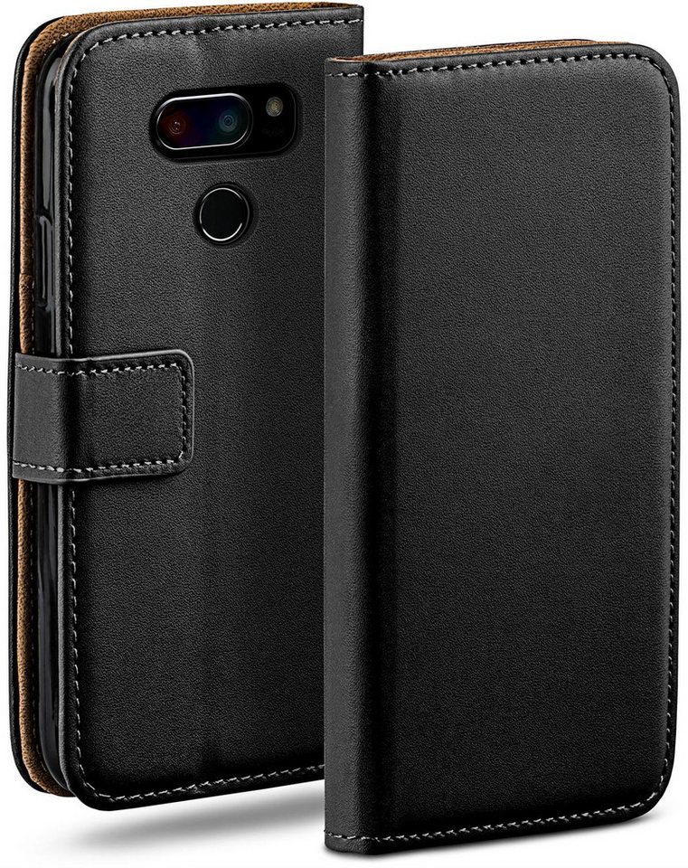 moex Handyhülle moex® Book Case für LG V30, Hülle mit Kartenfach Klapphülle PU Leder, Flip Case Wallet Lederhülle von moex