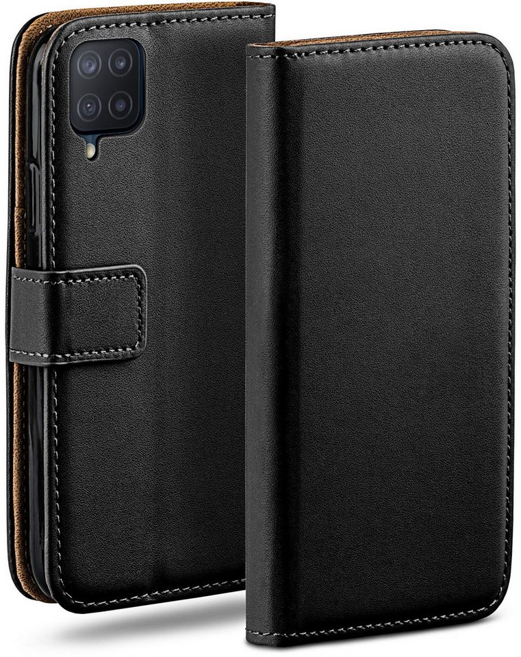moex Handyhülle moex® Book Case für Samsung Galaxy M12, Hülle mit Kartenfach Klapphülle PU Leder, Flip Case Wallet Lederhülle von moex