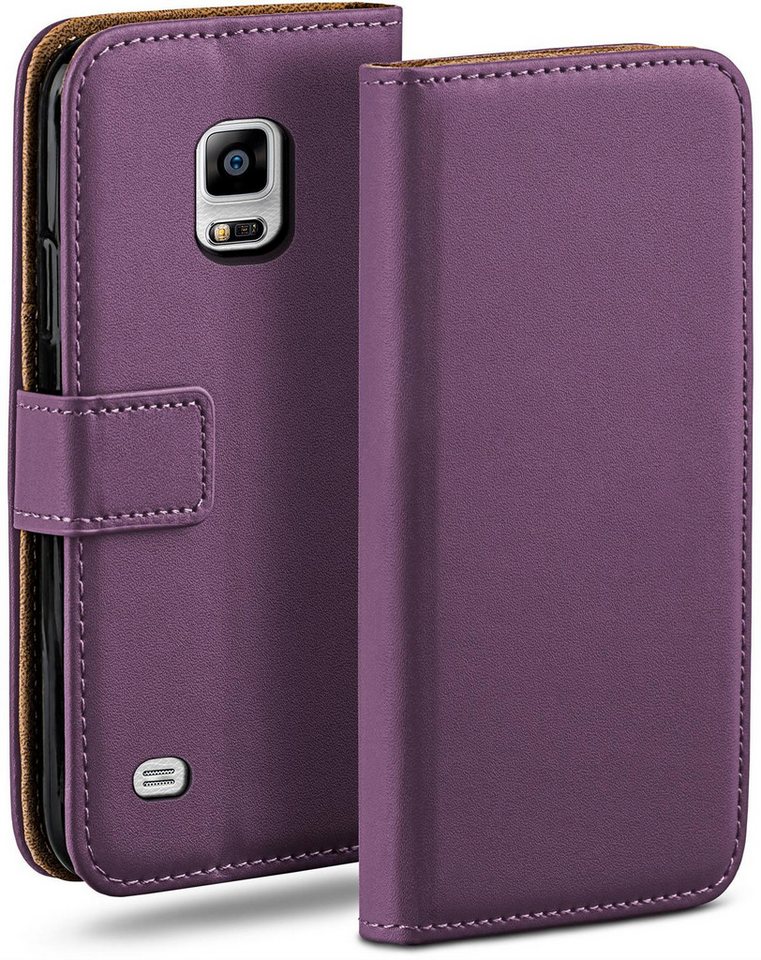 moex Handyhülle moex® Book Case für Samsung Galaxy Note 4, Hülle mit Kartenfach Klapphülle PU Leder, Flip Case Wallet Lederhülle von moex