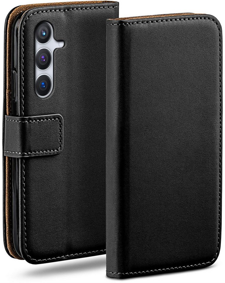 moex Handyhülle moex® Book Case für Samsung Galaxy S24 Plus, Hülle mit Kartenfach Klapphülle PU Leder, Flip Case Wallet Lederhülle von moex
