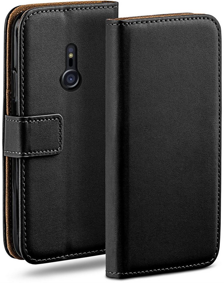 moex Handyhülle moex® Book Case für Sony Xperia XZ2, Hülle mit Kartenfach Klapphülle PU Leder, Flip Case Wallet Lederhülle von moex