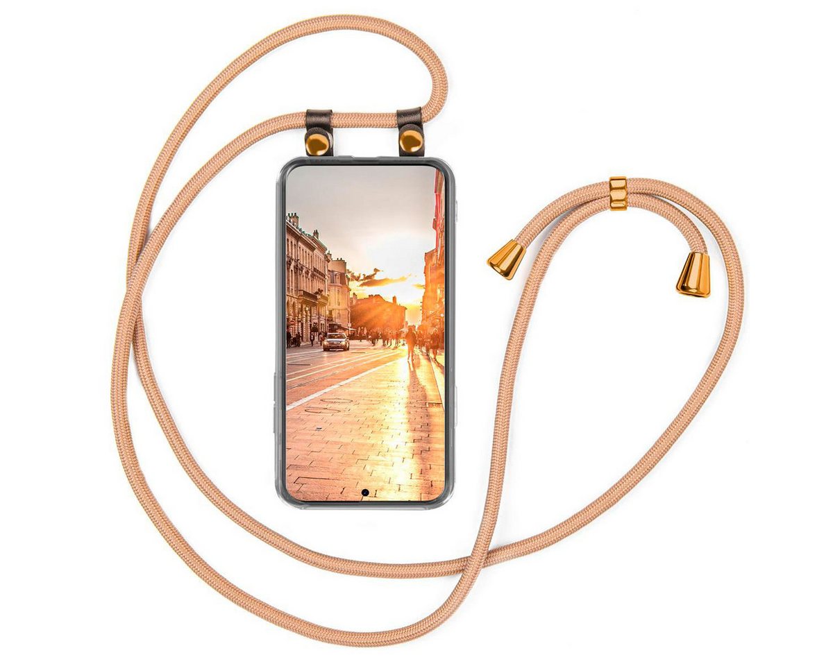 moex Handyhülle moex® Free Spirit für Huawei P60 Pro, Hülle mit Band, Kette abnehmbar Handyband Handyhülle zum Umhängen von moex