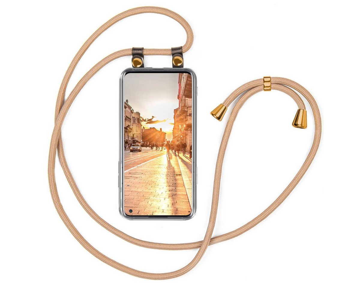 moex Handyhülle moex® Free Spirit für OnePlus 8 Pro, Hülle mit Band, Kette abnehmbar Handyband Handyhülle zum Umhängen von moex