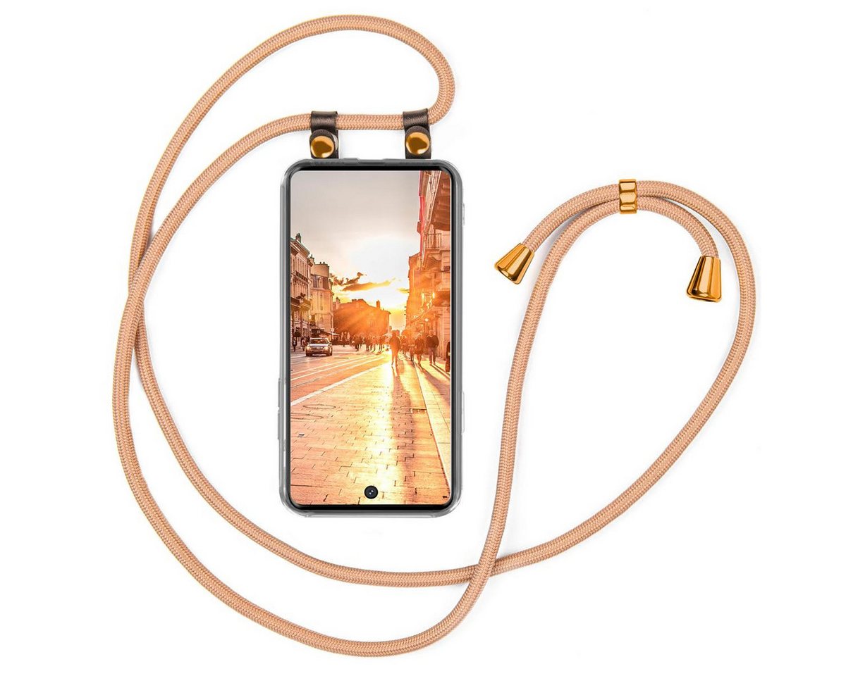 moex Handyhülle moex® Free Spirit für Samsung Galaxy S20 5G, Hülle mit Band, Kette abnehmbar Handyband Handyhülle zum Umhängen von moex
