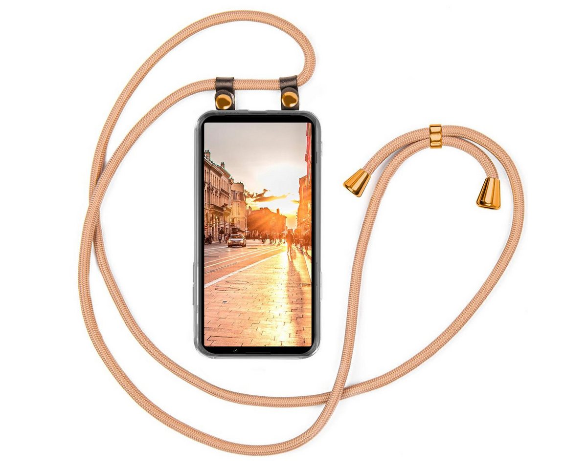 moex Handyhülle moex® Free Spirit für Sony Xperia 1 VI, Hülle mit Band, Kette abnehmbar Handyband Handyhülle zum Umhängen von moex
