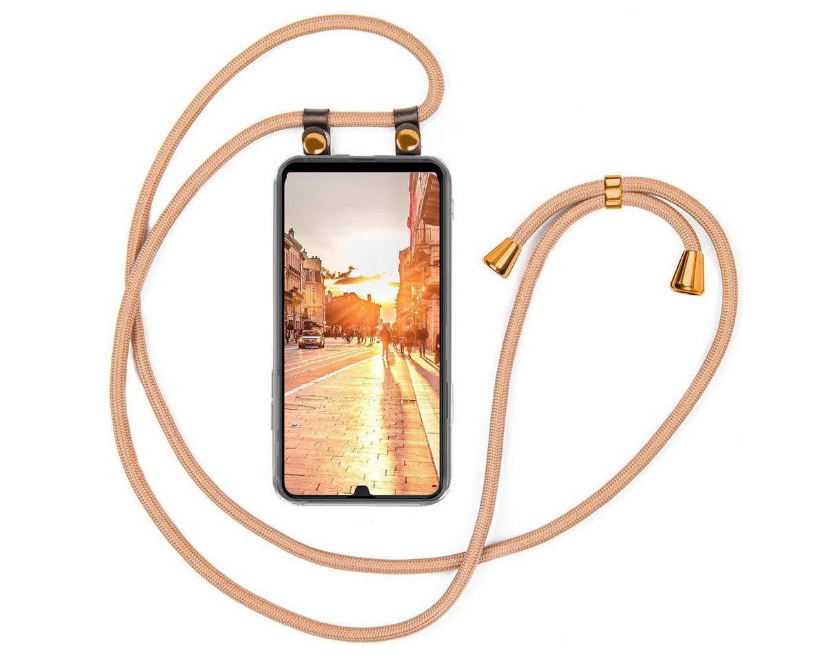 moex Handyhülle moex® Free Spirit für Sony Xperia 10 III, Hülle mit Band, Kette abnehmbar Handyband Handyhülle zum Umhängen von moex