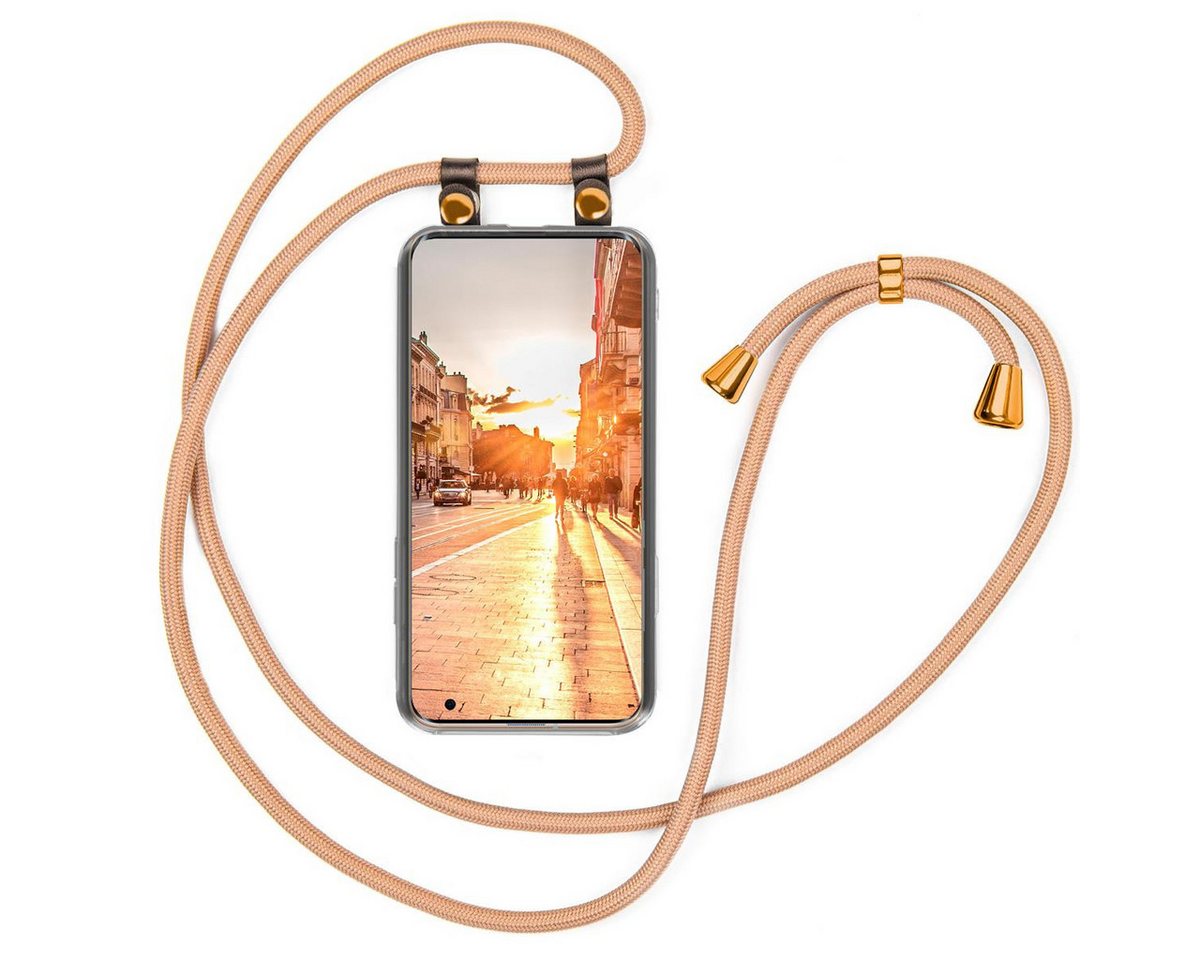 moex Handyhülle moex® Free Spirit für Xiaomi Mi 10, Hülle mit Band, Kette abnehmbar Handyband Handyhülle zum Umhängen von moex