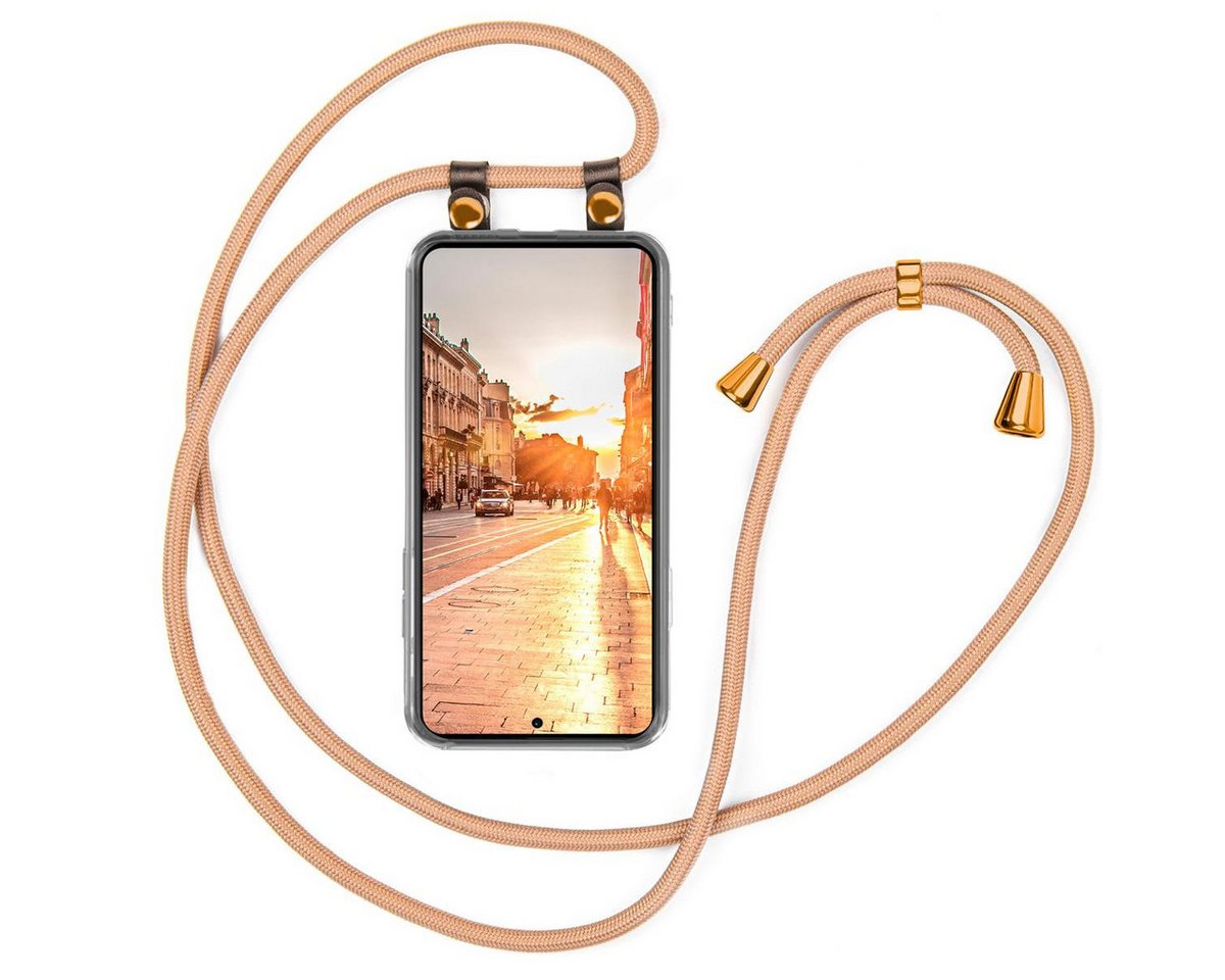 moex Handyhülle moex® Free Spirit für Xiaomi Poco X6, Hülle mit Band, Kette abnehmbar Handyband Handyhülle zum Umhängen von moex