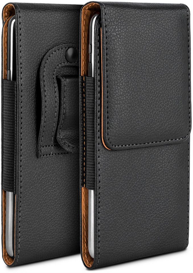 moex Handyhülle moex® Plug Case für Blackview Wave 6C, Handy Gürteltasche, 360 Grad Schutz mit Gürtelschlaufe PU Leder Tasche von moex