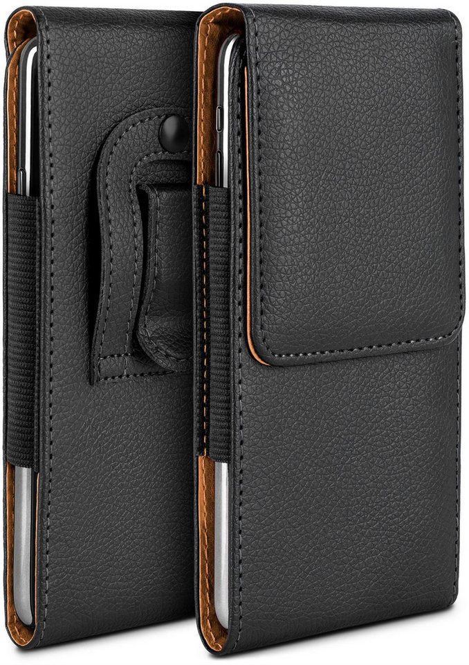 moex Handyhülle moex® Plug Case für Cubot X90, Handy Gürteltasche, 360 Grad Schutz mit Gürtelschlaufe PU Leder Tasche von moex